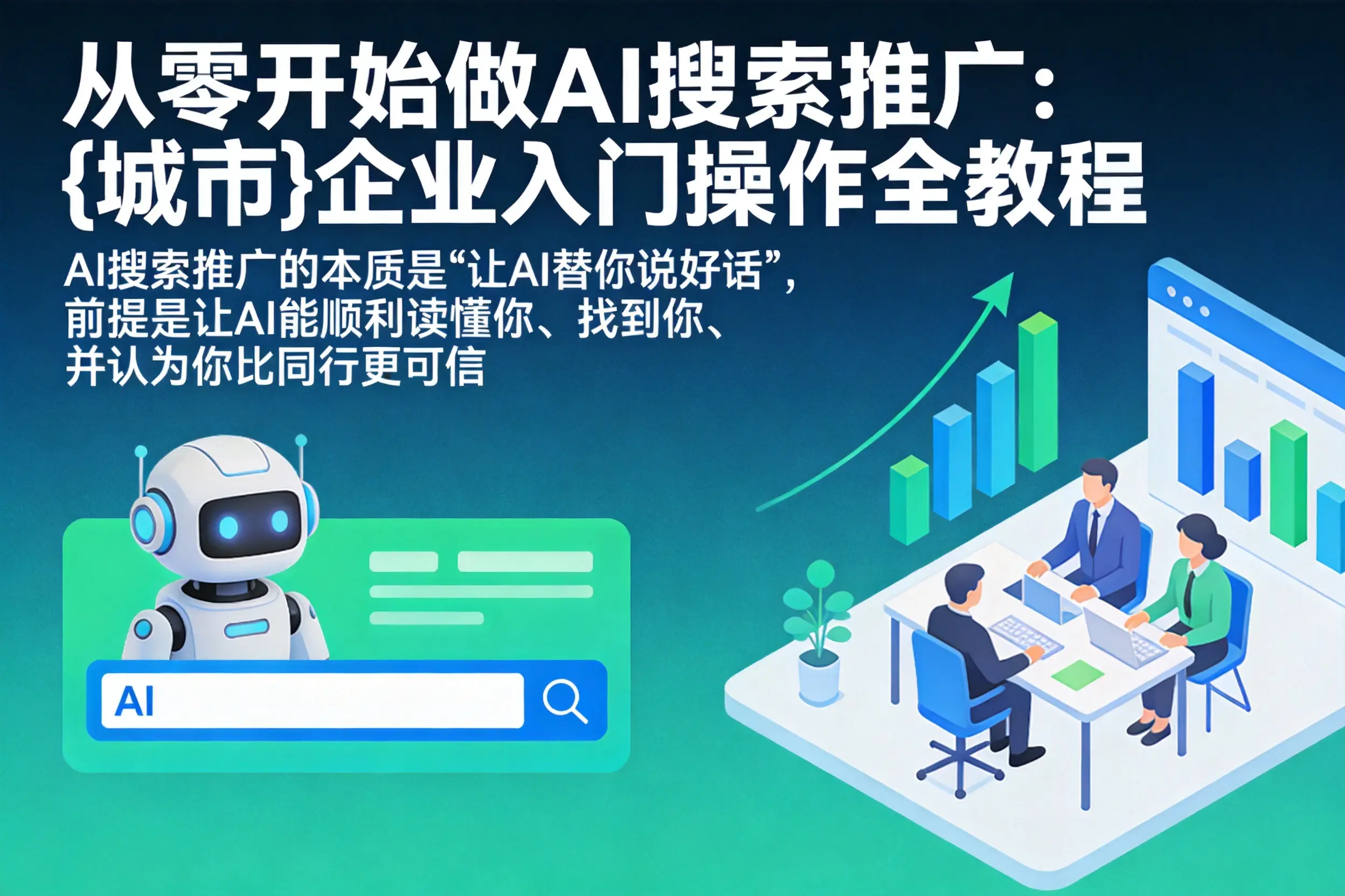 从零开始做AI搜索推广：洮北企业入门操作全教程